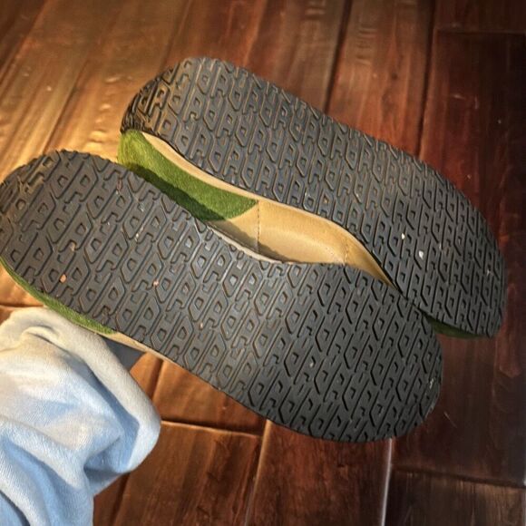 Vintage diesel leather green suede shoes/sneakers size 8 - Picture 6 of 9